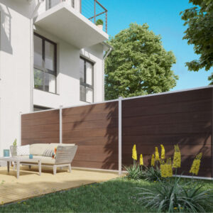 Sichtschutzzaun | Set | ÖLAND | ipe