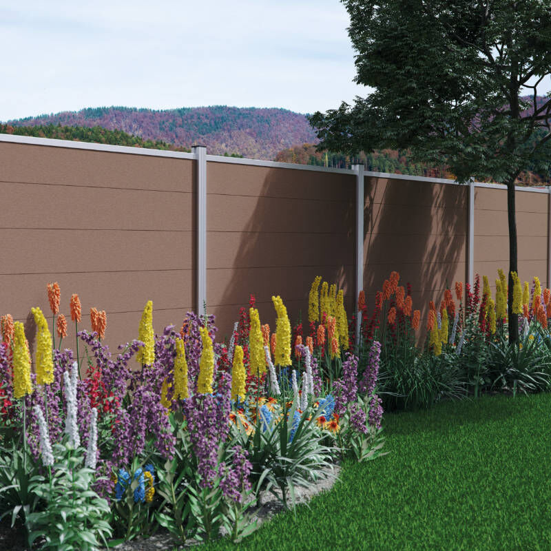 Sichtschutzzaun | Set | TJÖRN | mokka 1 Sichtschutzzaun | Set | TJÖRN | mokka