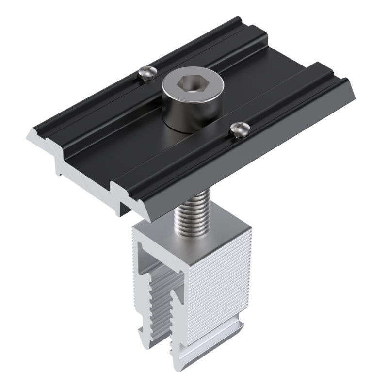 Solar Mittelklemme für Stehfalz 1 Solar Mittelklemme für Stehfalz