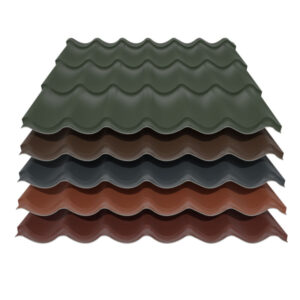 SONDERPOSTEN Pfannenblech Typ 2 | 0,40 – 0,50 mm | Stahl | Modullänge 350 mm | 25 µm Polyester