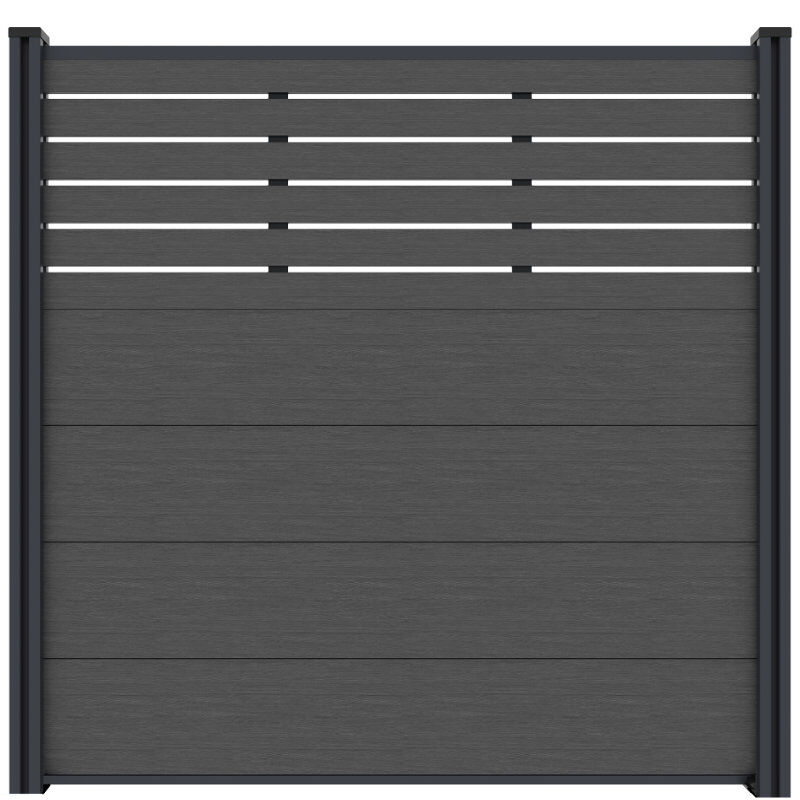 Steckzaunsystem | MALCHOW | 175 x 180 cm | anthrazit 1 Steckzaunsystem | MALCHOW | 175 x 180 cm | anthrazit