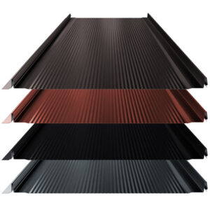 Stehfalz High-Tech | Dach & Wand | 0,50 mm | Stahl | Nanowelle | 528 mm Breite | 36 µm ThyssenKrupp ICE Crystal