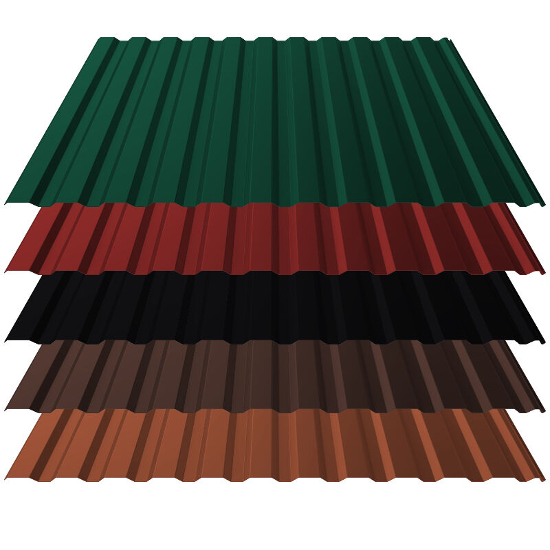 Trapezblech T14+ | Dach | 0,50 mm | Stahl | 25 µm ThyssenKrupp Polyester 1 Trapezblech T14+ | Dach | 0,50 mm | Stahl | 25 µm ThyssenKrupp Polyester