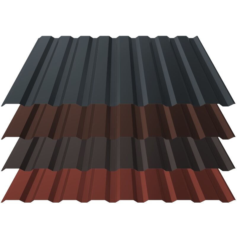 Trapezblech T18 | Dach | 0,50 mm | Stahl | Anti-Tropf 900 g/m² inkl. Vliesrückschnitt | 35 µm Matt Innova 1 Trapezblech T18 | Dach | 0,50 mm | Stahl | Anti-Tropf 900 g/m² inkl. Vliesrückschnitt | 35 µm Matt Innova