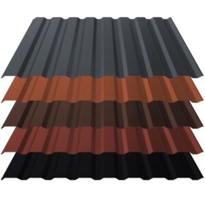 Trapezblech T18 | Dach | 0,50 mm | Stahl | Anti-Tropf 900 g/m² inkl. Vliesrückschnitt | 50 µm Superior HB