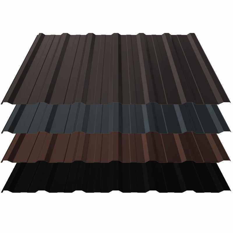 Trapezblech T18+ | Dach | 0,50 mm | Stahl | 35 µm Mattpolyester 1 Trapezblech T18+ | Dach | 0,50 mm | Stahl | 35 µm Mattpolyester