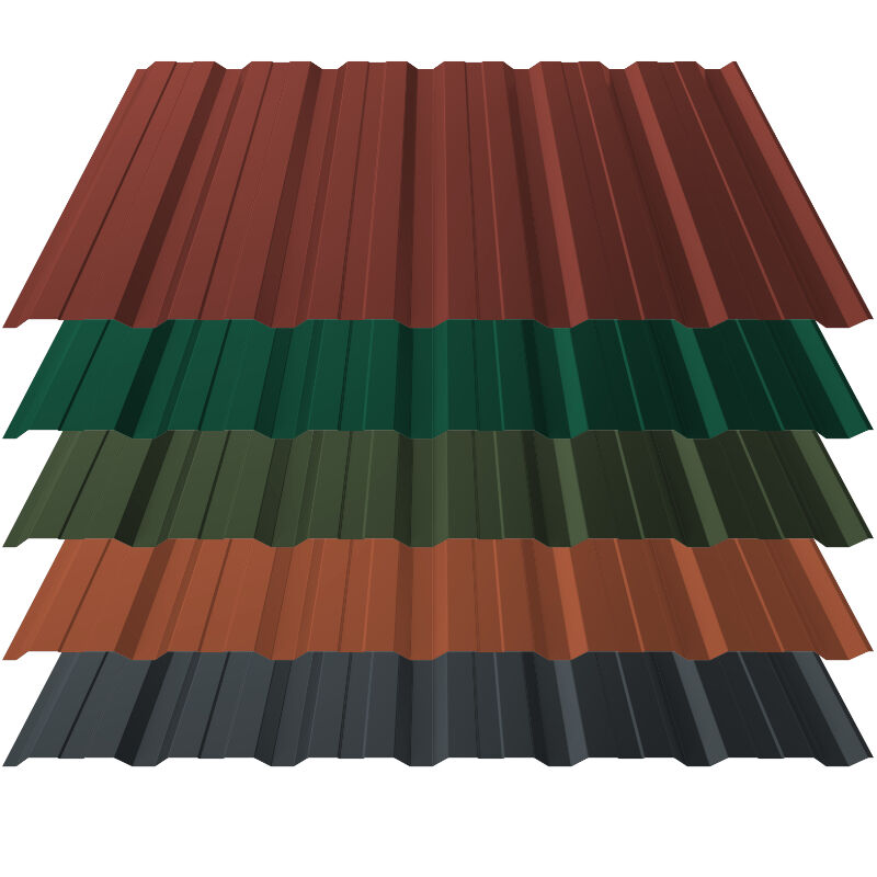 Trapezblech T18+ | Wand | 0,63 mm | Stahl | 25 µm Polyester 1 Trapezblech T18+ | Wand | 0,63 mm | Stahl | 25 µm Polyester