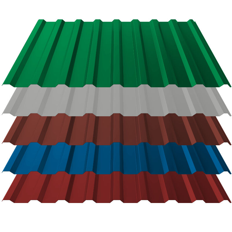 Trapezblech T20+ | Dach | 0,50 mm | Stahl | Verzinkt – ZINKOMAG, Aluzink, 25 µm Polyester 1 Trapezblech T20+ | Dach | 0,50 mm | Stahl | Verzinkt – ZINKOMAG, Aluzink, 25 µm Polyester