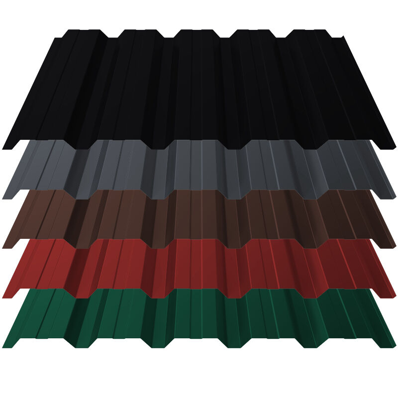 Trapezblech T35+ | Wand | 0,50 mm | Stahl | 25 µm ThyssenKrupp Polyester 1 Trapezblech T35+ | Wand | 0,50 mm | Stahl | 25 µm ThyssenKrupp Polyester