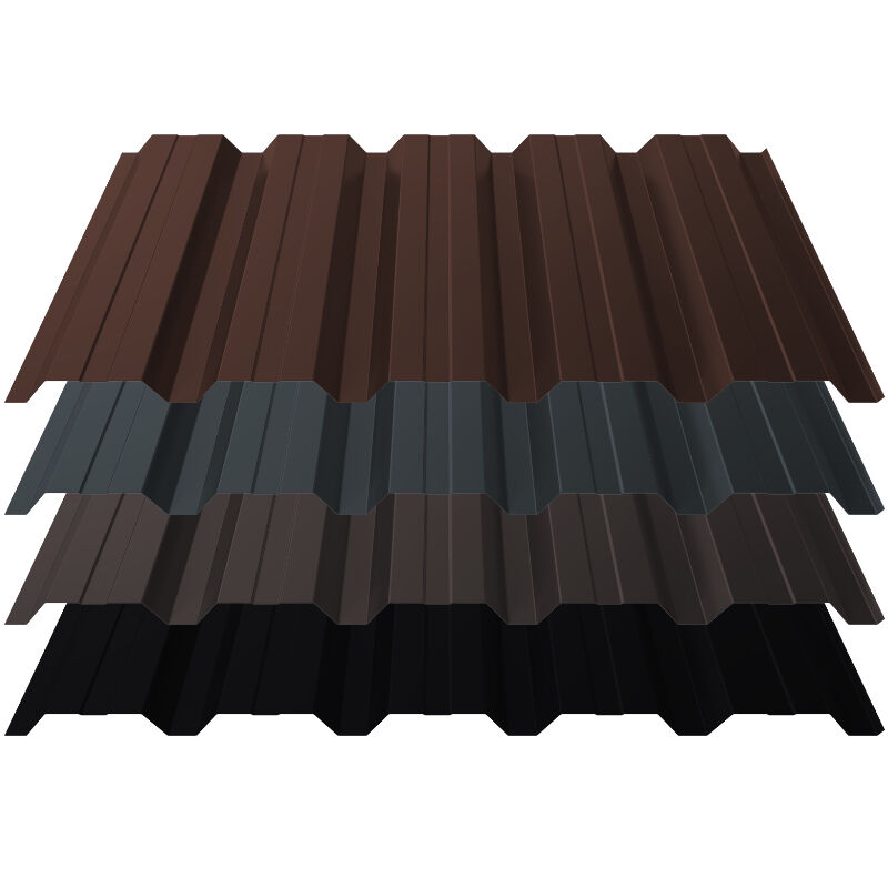 Trapezblech T35+ | Wand | 0,50 mm | Stahl | 35 µm Mattpolyester 1 Trapezblech T35+ | Wand | 0,50 mm | Stahl | 35 µm Mattpolyester