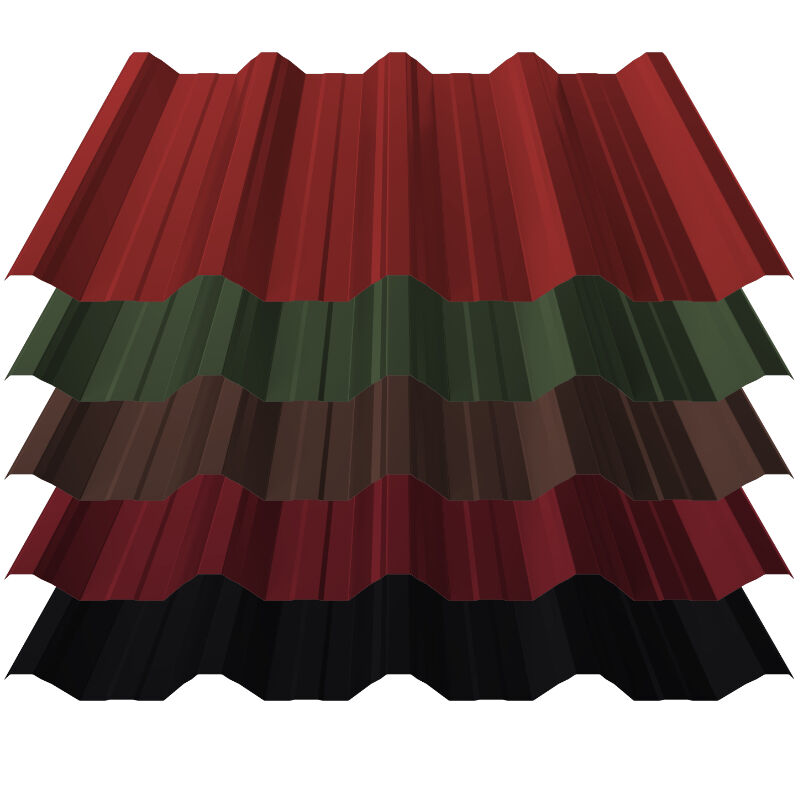 Trapezblech T50 | Dach | 0,50 mm | Stahl | Verzinkt – ZINKOMAG, Aluzink, 25 µm Polyester 1 Trapezblech T50 | Dach | 0,50 mm | Stahl | Verzinkt – ZINKOMAG, Aluzink, 25 µm Polyester