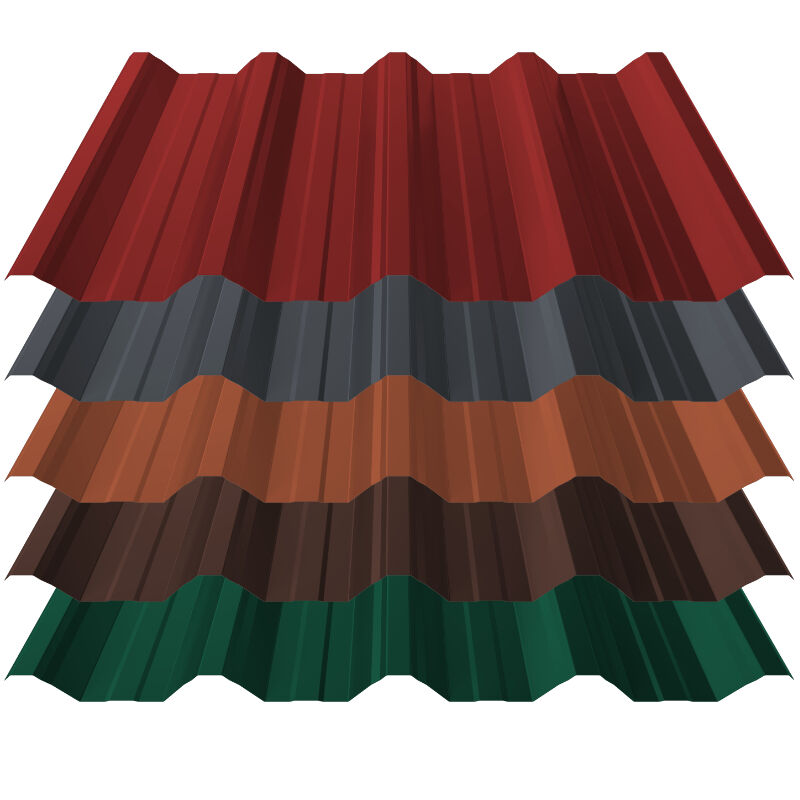 Trapezblech T50 | Dach | 0,50 mm | Stahl | 25 µm ThyssenKrupp Polyester 1 Trapezblech T50 | Dach | 0,50 mm | Stahl | 25 µm ThyssenKrupp Polyester