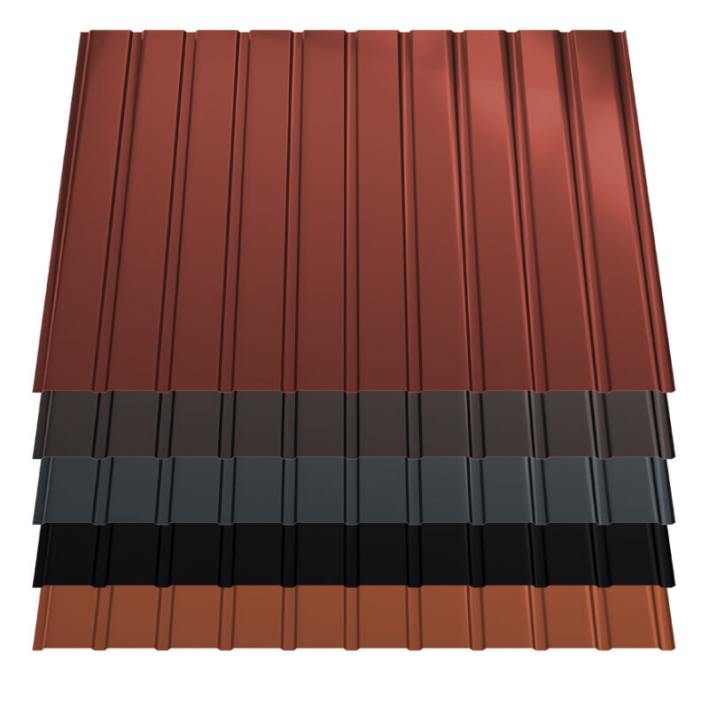 Trapezblech T7 | Wand | 0,50 mm | Stahl | 50 µm Superior HB 1 Trapezblech T7 | Wand | 0,50 mm | Stahl | 50 µm Superior HB