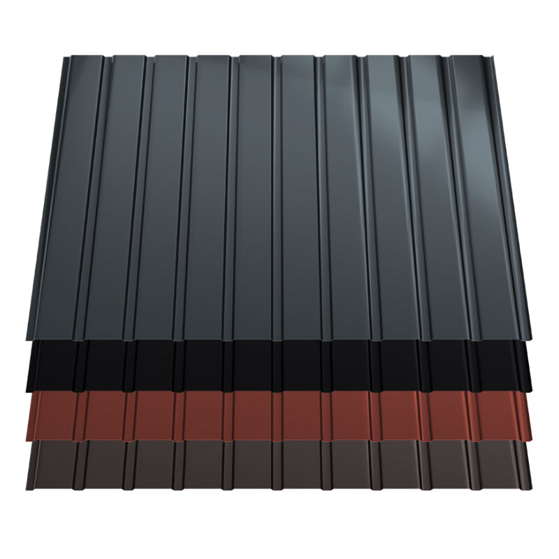 Trapezblech T7 | Wand | 0,50 mm | Stahl | 36 µm ThyssenKrupp ICE Crystal 1 Trapezblech T7 | Wand | 0,50 mm | Stahl | 36 µm ThyssenKrupp ICE Crystal