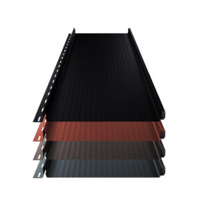 Stehfalz Terrano | Dach & Wand | 0,50 mm | Stahl | Miniwelle | 316 mm Breite | 36 µm ThyssenKrupp ICE Crystal