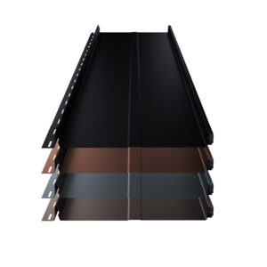 Stehfalz Terrano | Dach & Wand | 0,50 mm | Stahl | Prägung | 316 mm Breite | 35 µm Mattpolyester