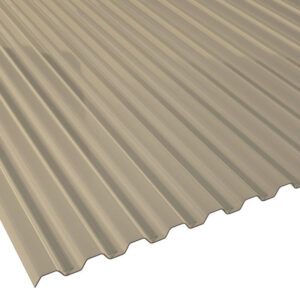 PVC | Terrassendach-Set | Spundwand | 70/18 | 1,4 mm | bronze