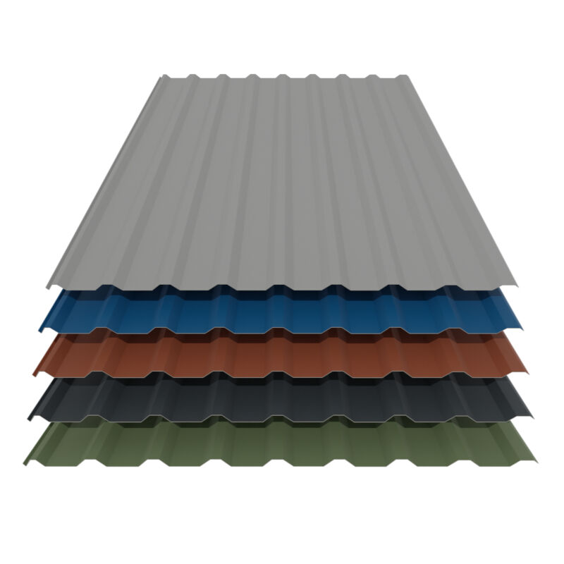Trapezblech 20/138 | Dach | 0,50 mm | Stahl | Aluzink, 25 µm Polyester 1 Trapezblech 20/138 | Dach | 0,50 mm | Stahl | Aluzink, 25 µm Polyester