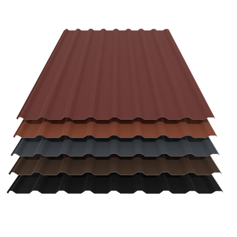 Trapezblech 20/138 | Dach | 0,50 mm | Stahl | 35 µm Mattpolyester 1 Trapezblech 20/138 | Dach | 0,50 mm | Stahl | 35 µm Mattpolyester