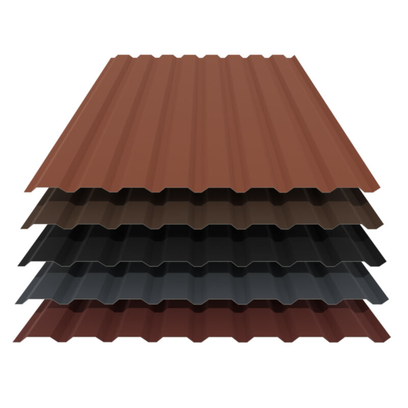 Trapezblech 20/138 | Wand | 0,50 mm | Stahl | 35 µm Mattpolyester 1 Trapezblech 20/138 | Wand | 0,50 mm | Stahl | 35 µm Mattpolyester