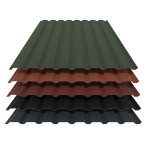 Trapezblech 20/138 | Wand | 0,50 mm | Stahl | 80 µm Shimoco