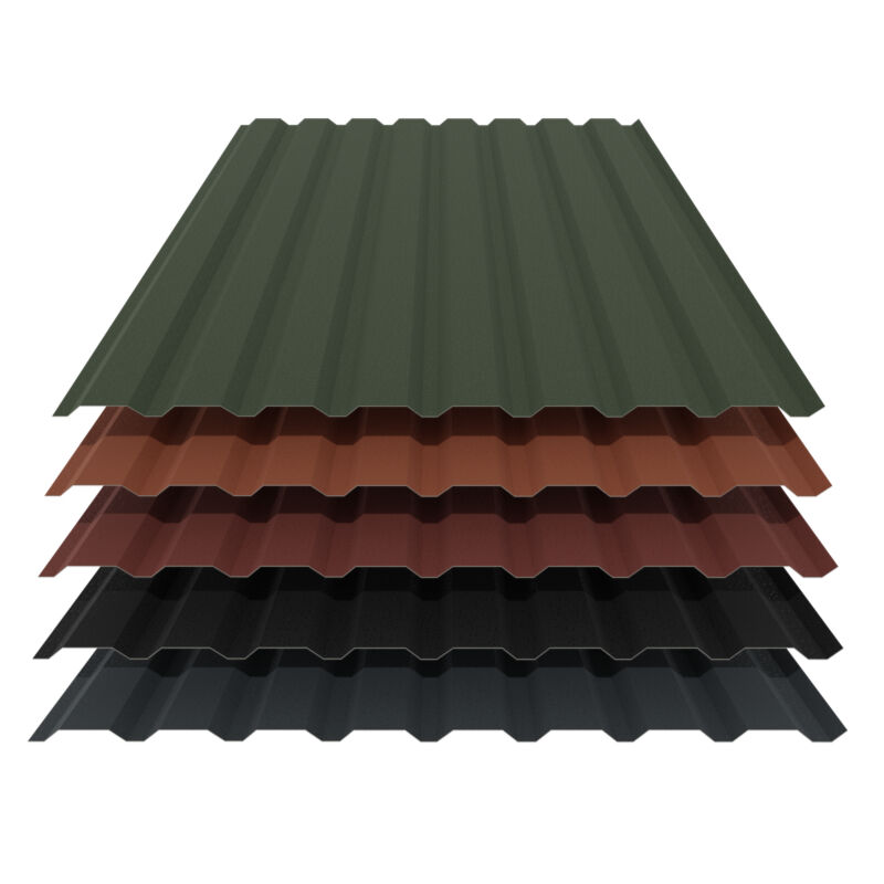 Trapezblech 20/138 | Wand | 0,50 mm | Stahl | 80 µm Shimoco 1 Trapezblech 20/138 | Wand | 0,50 mm | Stahl | 80 µm Shimoco