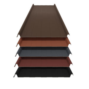 Stehfalz 33/500 | Dach | 0,50 mm | Stahl | Prägung | Glatt | 548 mm Breite | 35 µm Mattpolyester