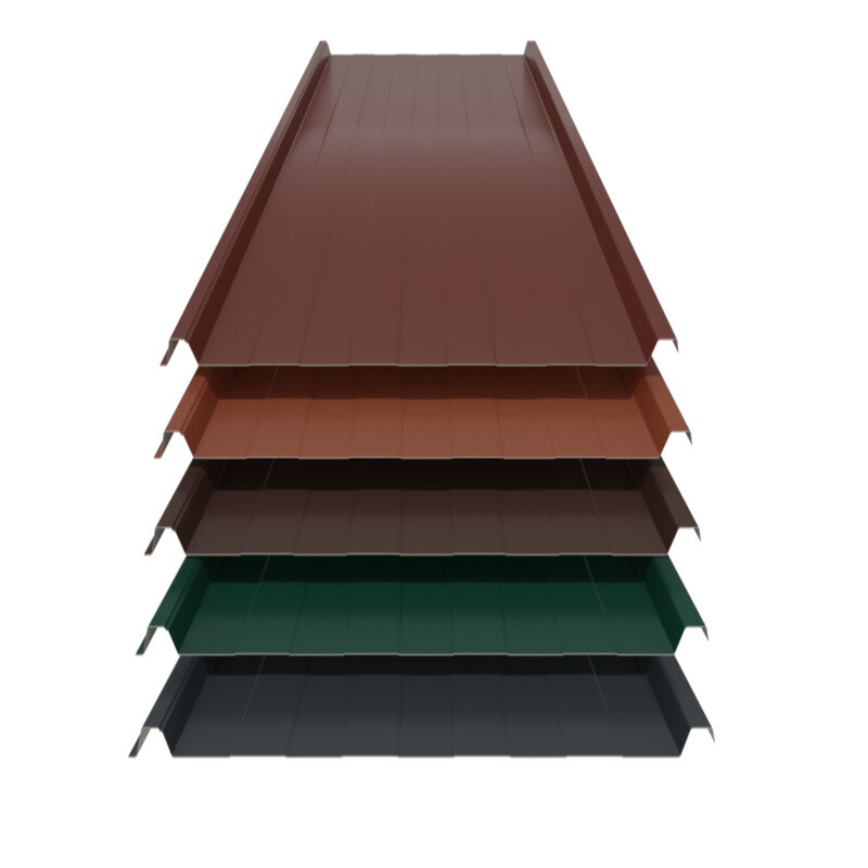 Stehfalz 33/500 | Dach | 0,50 mm | Stahl | Prägung | Glatt | 548 mm Breite | 60 µm PURAMID 1 Stehfalz 33/500 | Dach | 0,50 mm | Stahl | Prägung | Glatt | 548 mm Breite | 60 µm PURAMID