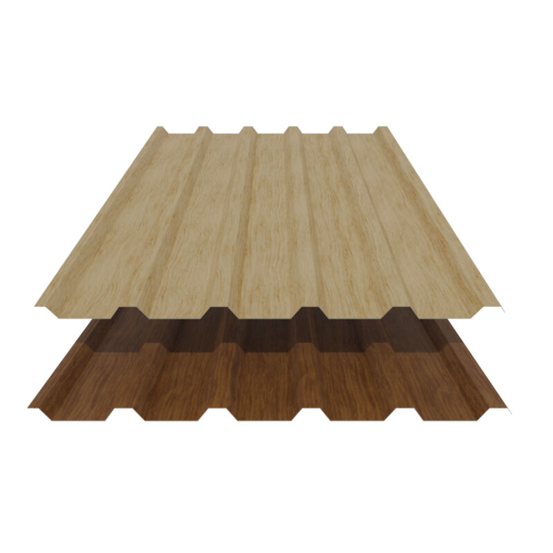 Trapezblech 35/207 | Dach | 0,50 mm | Stahl | 35 µm Strukturpolyester 1 Trapezblech 35/207 | Dach | 0,50 mm | Stahl | 35 µm Strukturpolyester