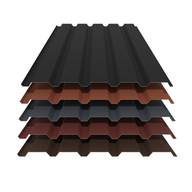 Trapezblech 35/207 | Wand | 0,50 mm | Stahl | 35 µm Mattpolyester 1 Trapezblech 35/207 | Wand | 0,50 mm | Stahl | 35 µm Mattpolyester
