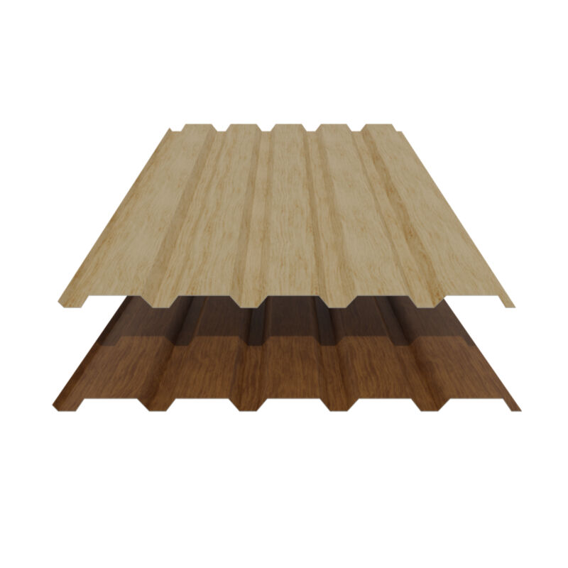 Trapezblech 35/207 | Wand | 0,50 mm | Stahl | 35 µm Strukturpolyester 1 Trapezblech 35/207 | Wand | 0,50 mm | Stahl | 35 µm Strukturpolyester