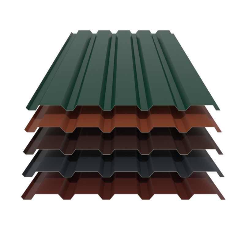 Trapezblech 35/207 | Wand | 0,50 mm | Stahl | 60 µm PURAMID 1 Trapezblech 35/207 | Wand | 0,50 mm | Stahl | 60 µm PURAMID