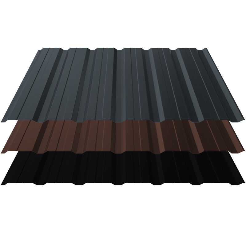 Trapezblech T18+ | Wand | 0,60 mm | Aluminium | 25 µm Matt 1 Trapezblech T18+ | Wand | 0,60 mm | Aluminium | 25 µm Matt