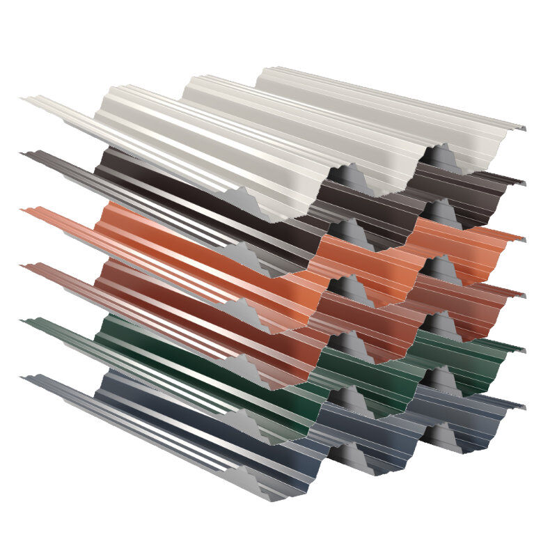 Trapezblech TP-104 | Dach | 0,75 mm | Stahl | Aluzink, 25 µm Polyester 1 Trapezblech TP-104 | Dach | 0,75 mm | Stahl | Aluzink, 25 µm Polyester