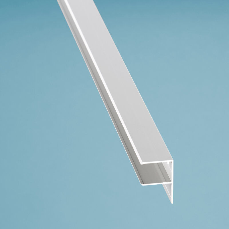 U-Profil Alu mit Tropfnase für 16mm Hohlkammerpaneele 1 U-Profil Alu mit Tropfnase für 16mm Hohlkammerpaneele