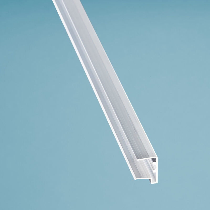 Alu Abschlussprofil | Kantenschutz mit Tropfnase | für Plattenstärke 16 mm | pressblank 1 Alu Abschlussprofil | Kantenschutz mit Tropfnase | für Plattenstärke 16 mm | pressblank