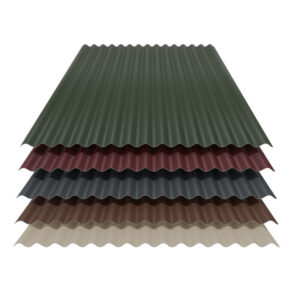 Wellblech 76/18 | Wand | 0,50 mm | Stahl | Aluzink, 25 µm Polyester