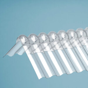 Wellfirsthaube Sinus 76/18 Acryl (1045x280x280 mm)