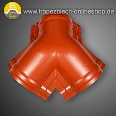 Y-Stücke 15-30° als Übergang von First auf Grat/Walm