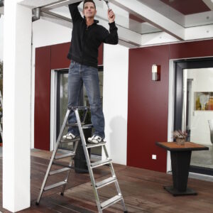 Alu-Doppelstufen-Leiter Dopplo