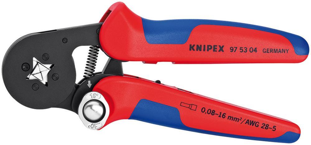 Knipex Aderendhülsenzange 0,08-16 qmm 4kt. 1 Knipex Aderendhülsenzange 0,08-16 qmm 4kt.
