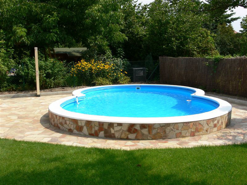 Achtform-Schwimmbecken-Set Costa-Rica 1 Achtform-Schwimmbecken-Set Costa-Rica