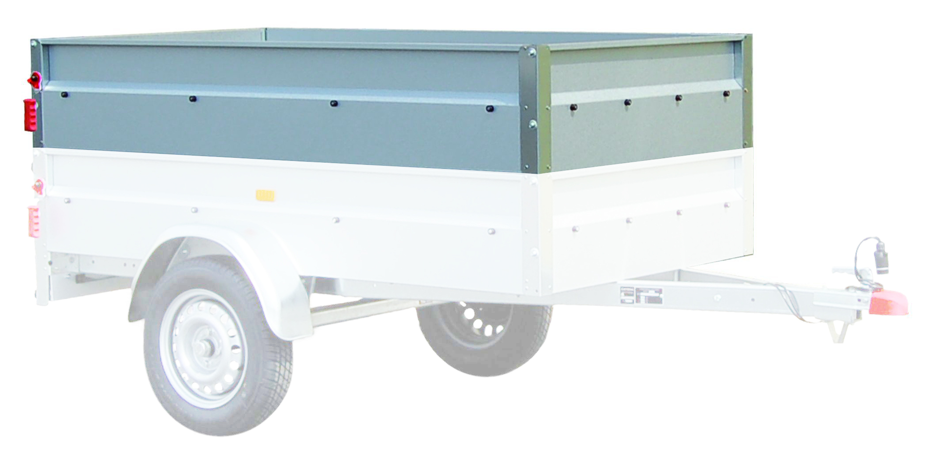 Bordwandaufsatz für PKW Anhänger BASIC 550 1 Bordwandaufsatz für PKW Anhänger BASIC 550