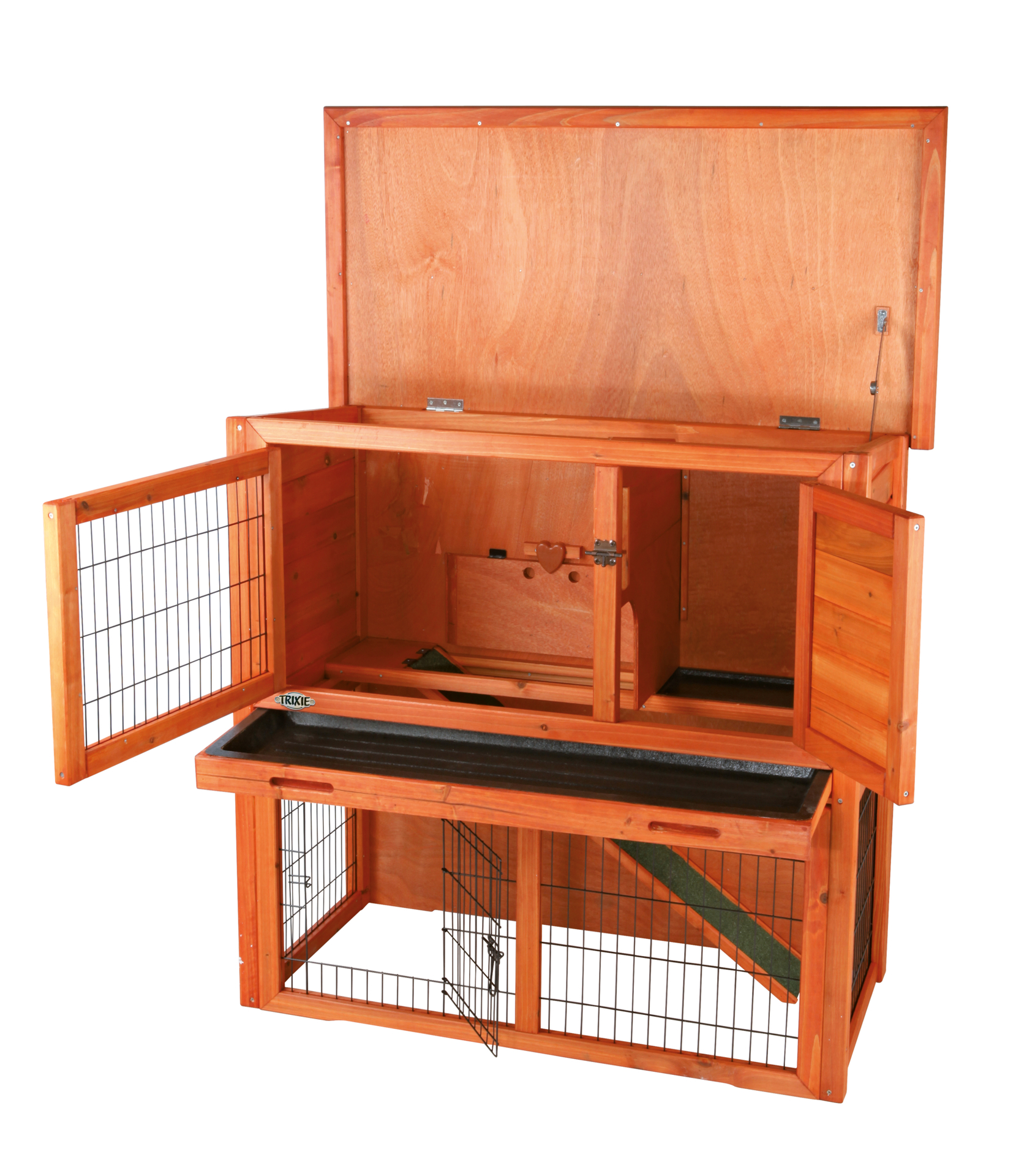 Meerschweinchenstall mit Freilauf 1 Meerschweinchenstall mit Freilauf