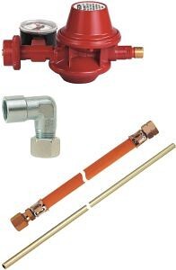 Herdanschlussset 16 bar 1,5 kg/h, 50 mbar