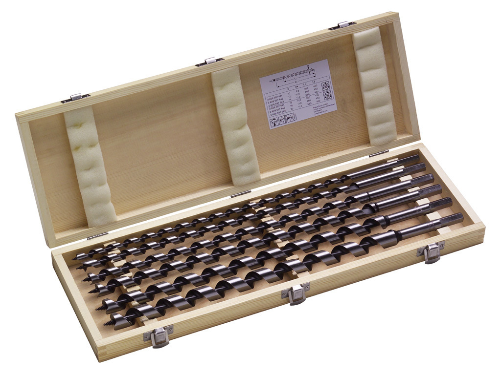 Schlangenbohrer Set 6 tlg., 450 mm 1 Schlangenbohrer Set 6 tlg., 450 mm