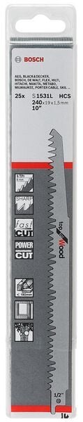25 Säbelsägeblätter S 1531 L 1 25 Säbelsägeblätter S 1531 L