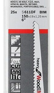 25 Säbelsägeblätter S 611 DF