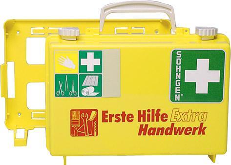 Erste-Hilfe-Koffer Extra Handwerk,DIN 13157,gelb 1 Erste-Hilfe-Koffer Extra Handwerk,DIN 13157,gelb