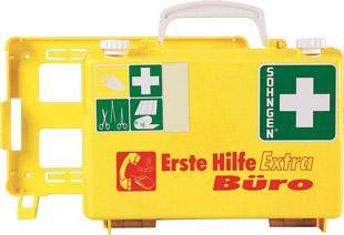 Erste-Hilfe-Koffer Extra Büro, DIN 13157, gelb 1 Erste-Hilfe-Koffer Extra Büro, DIN 13157, gelb